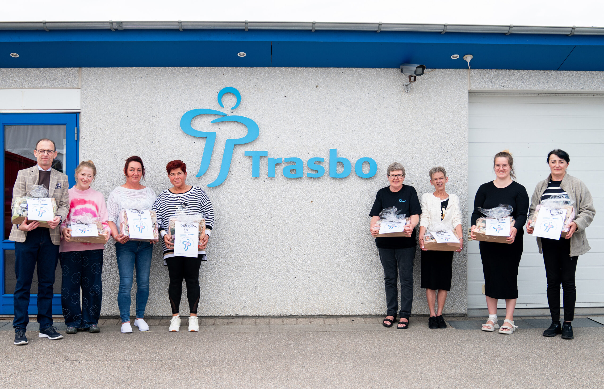 55 års jubilæum og 95 års medarbejderjubilæum hos TRASBO