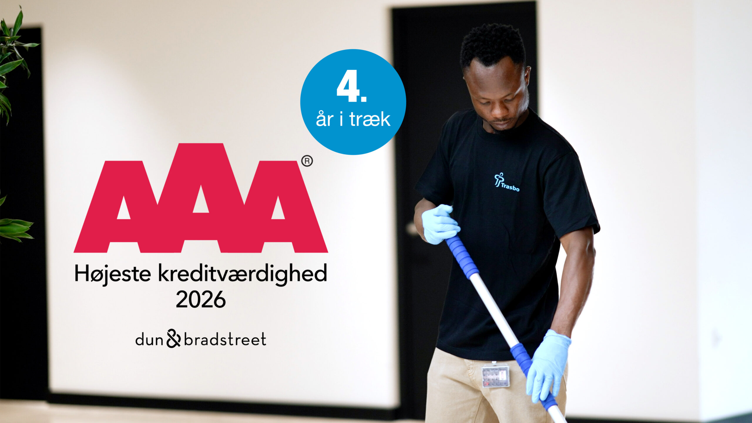 TRASBO A/S Facility Service og Vaskeri Service AAA-Rating 2026, Certificeret AAA