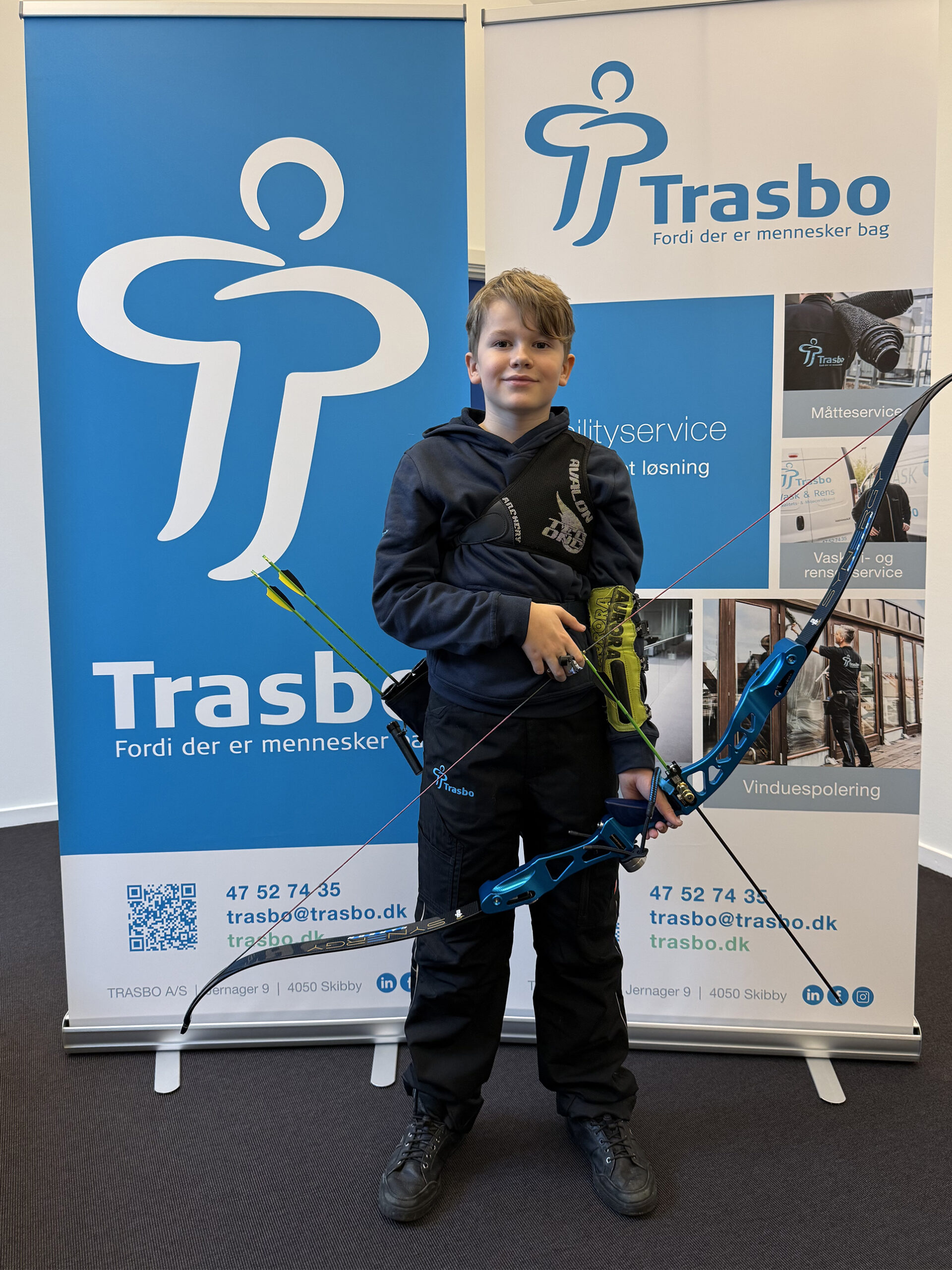 TRASBO sponsorerer bueskytten Noah